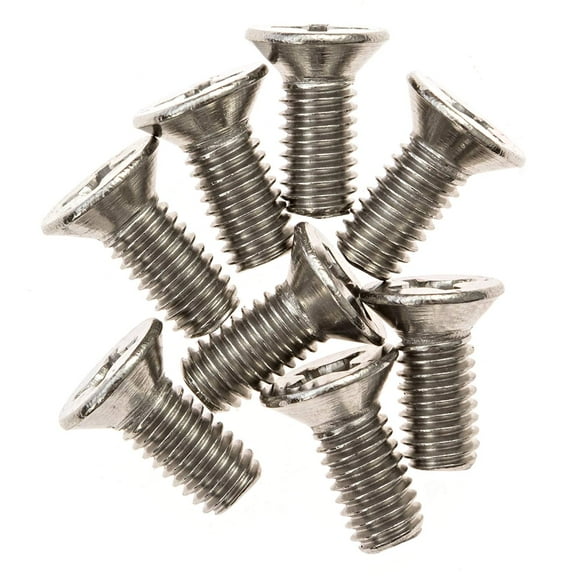 Mission Automotive 8-Pack of Honda / Acura Brake Disc Rotor Screws - Stainless Steel