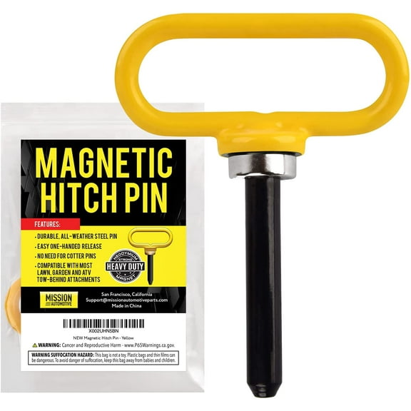 Mission Automotive Yellow Magnetic Hitch Pin