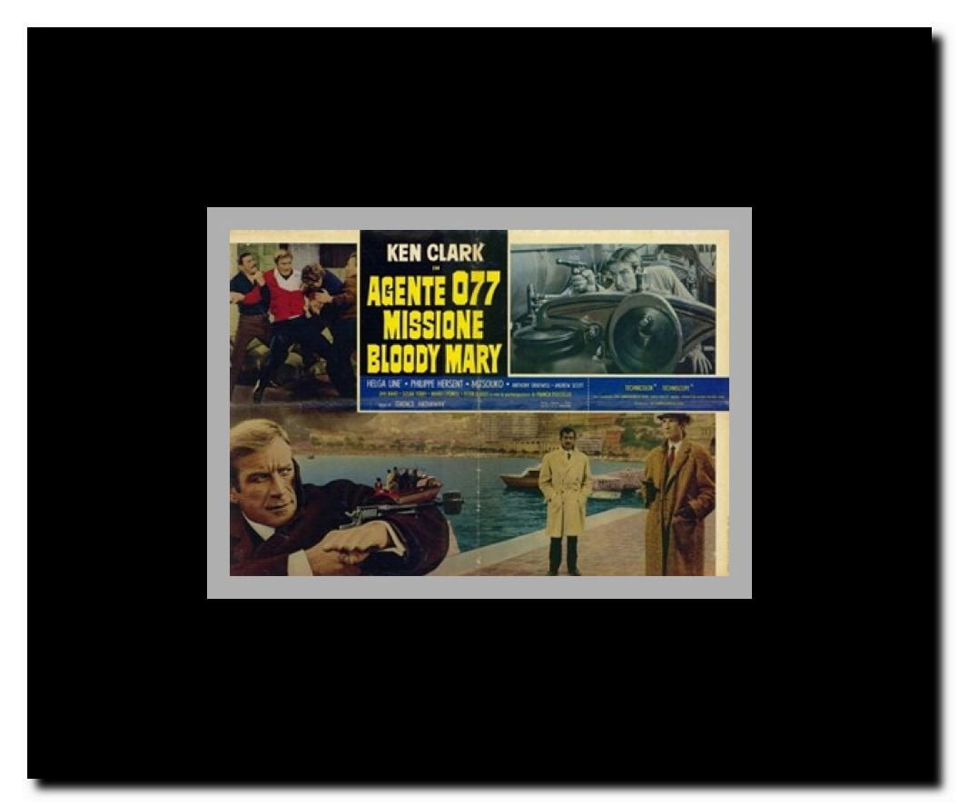 Mission Bloody Mary Framed Movie Poster