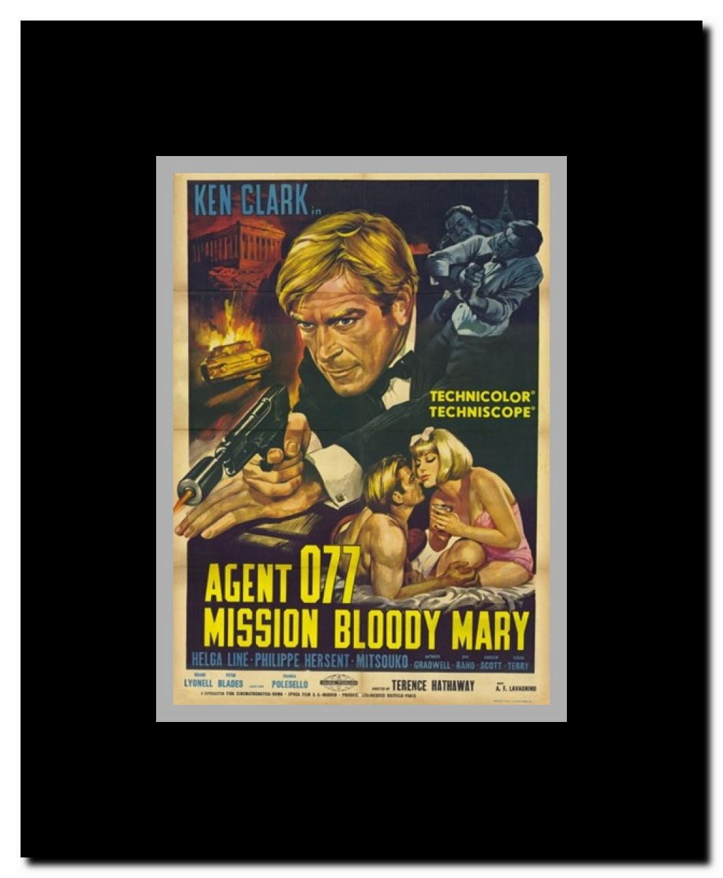 Mission Bloody Mary Framed Movie Poster
