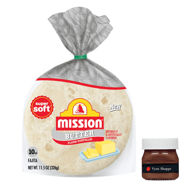 Mission Butter Flavored Tortillas, Fajita Size, 10 Count