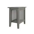 thumbnail image 1 of AFI Mission Chair Side Table, Grey, 1 of 5
