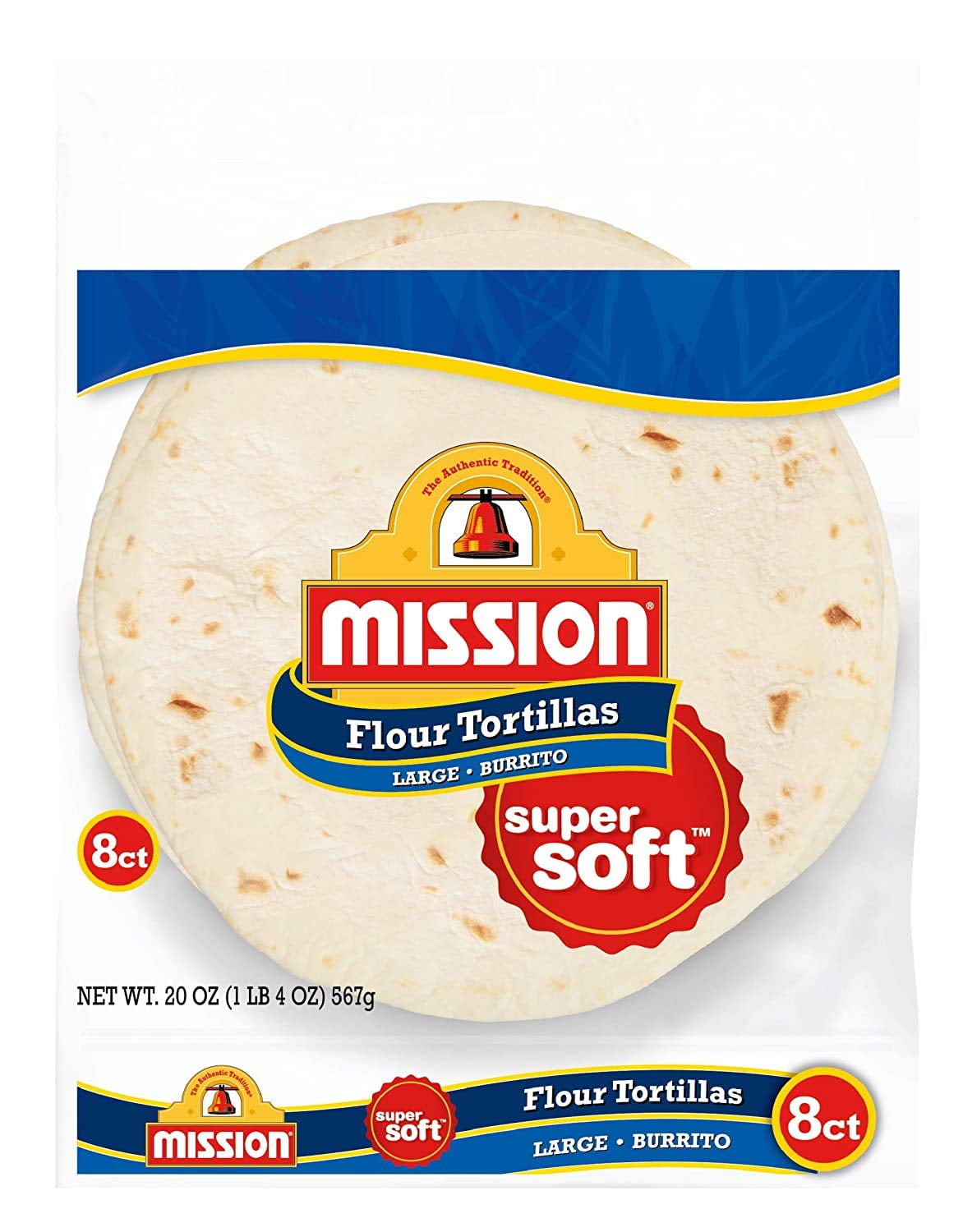 Mission CheddarCheese Flour Transition Pack 8 Count (2 Packs