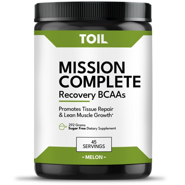 Mission Complete BCAA Post Workout Supplement Builds Lean Muscle Mass