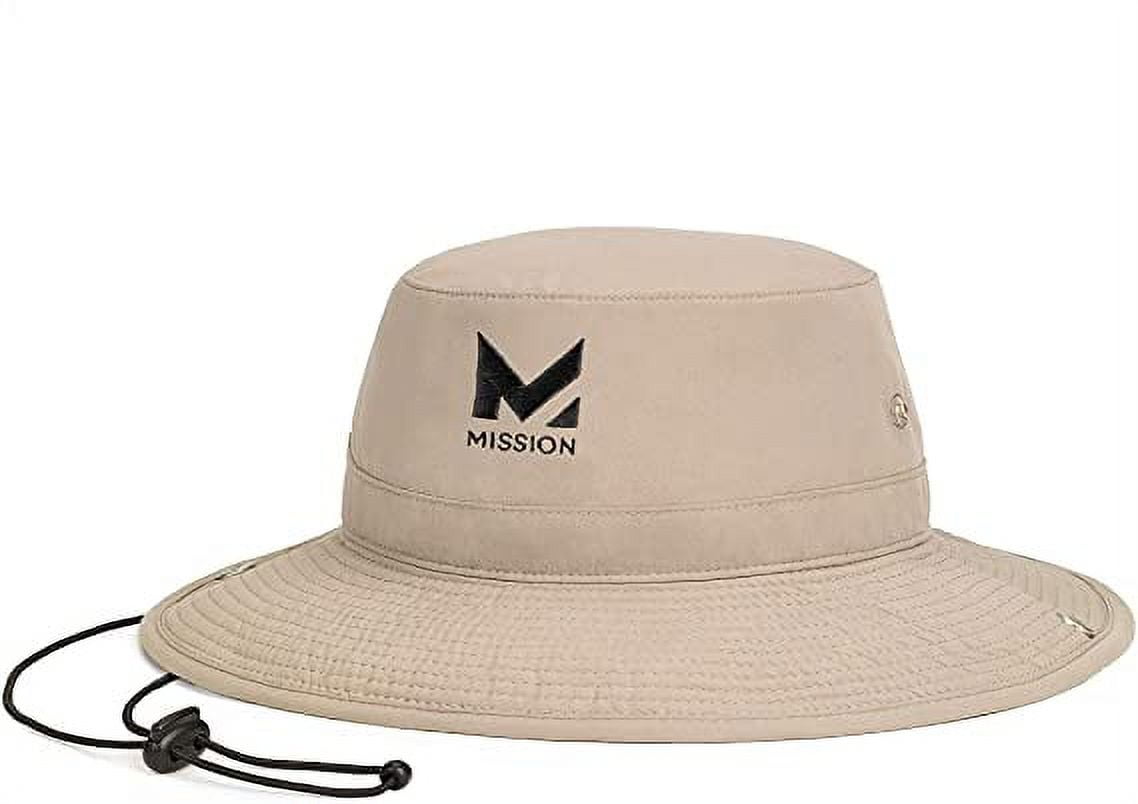 Mission Cooling Bucket Hat for Men & Women, One Size, Khaki 