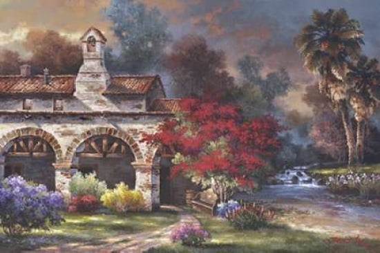 Mission Creek II Canvas Art - James Lee (12 x 18)