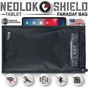 Mission Darkness NeoLok Non-window Faraday Bag for Tablets + Easy to Use Magnetic Closure // Device Shielding for Law Enforcement & Military, Data Security, Anti-hacking & Anti-tracking Assurance