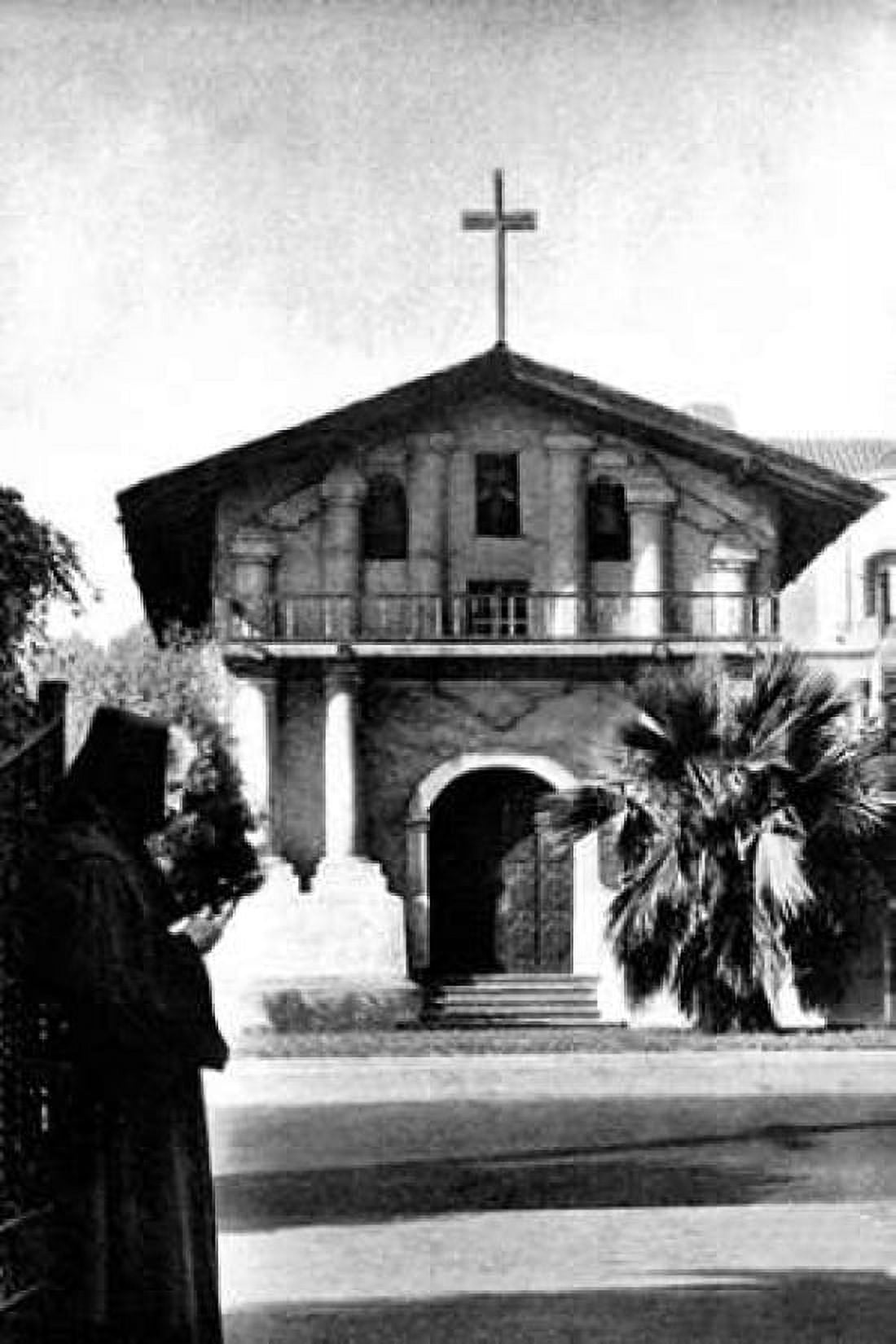 Mission Dolores San Francisco CA Canvas Art - Vintage San Francisco (12 x 18)