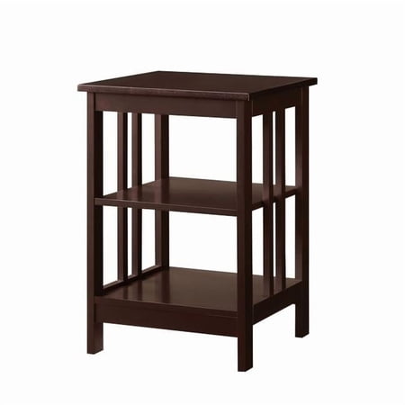 Mission End Table - Espresso
