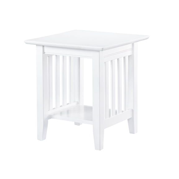 AFI Mission End Table, White