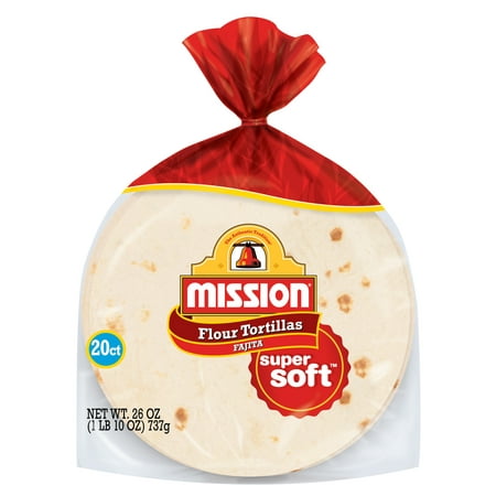 Mission Fajita Flour Tortillas, 20 Count