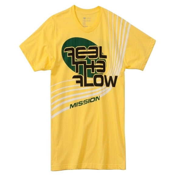 Mission Feel the Flow Senior Short Sleeve Tee Shirt, Small