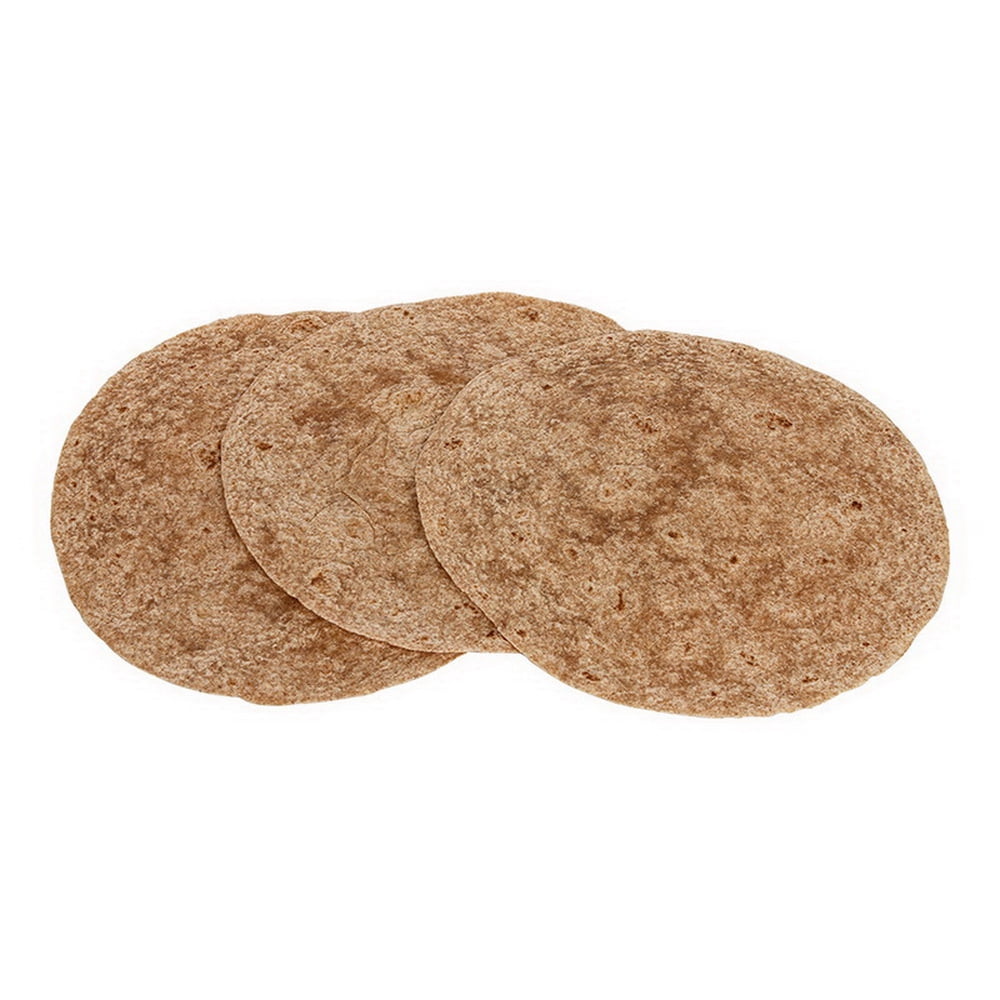Mission Foods 10 Inch Whole Wheat Heat Pressed Flour Tortillas, 12 Per Package, 12 Packages Per Case