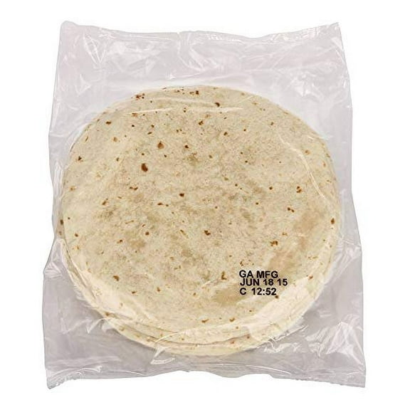 Mission Foods Heat Pressed Flour Tortilla, 8 inch - 12 per pack - 24 packs per case.