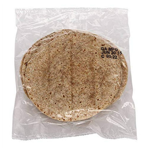 Mission Foods Heat Pressed Whole Wheat Tortilla, 6 inch - 288 per case.