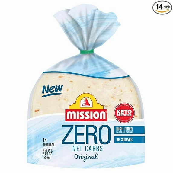 Mission Foods Zero Net Carb Flour Tortilla( Pack of 2 )