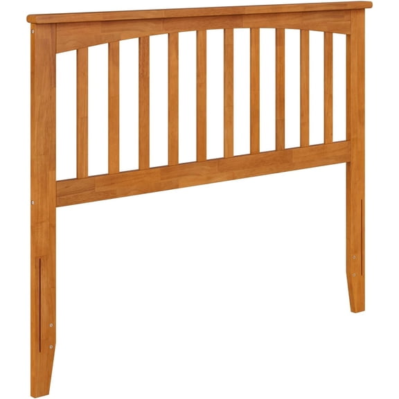 Mission Full Solid Wood Headboard, Light Toffee