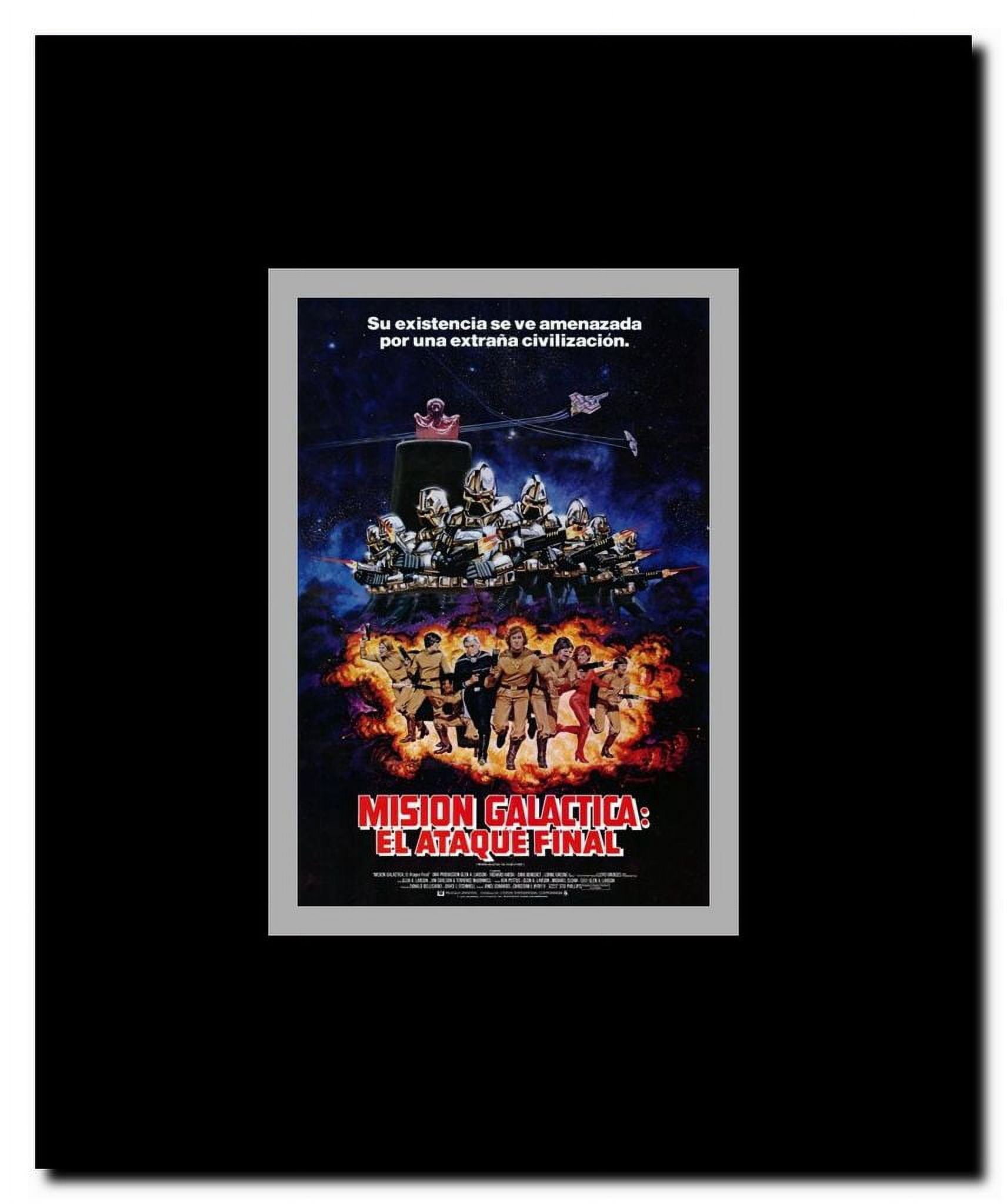 Mission Galactica: The Cyclon Attack Framed Movie Poster