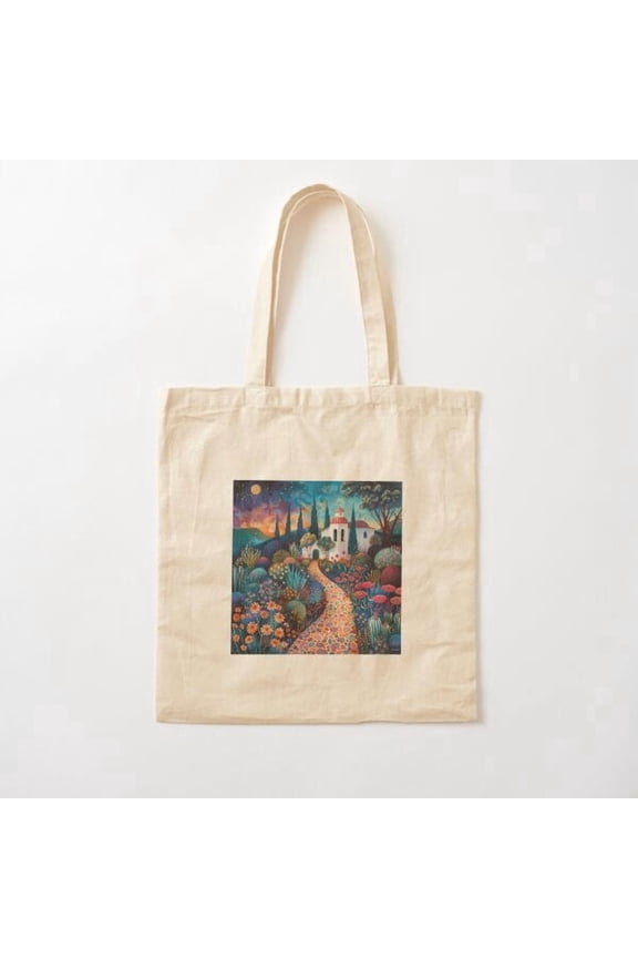 Mission Garden Canvas Tote Bags, Reusable Shopping Bag