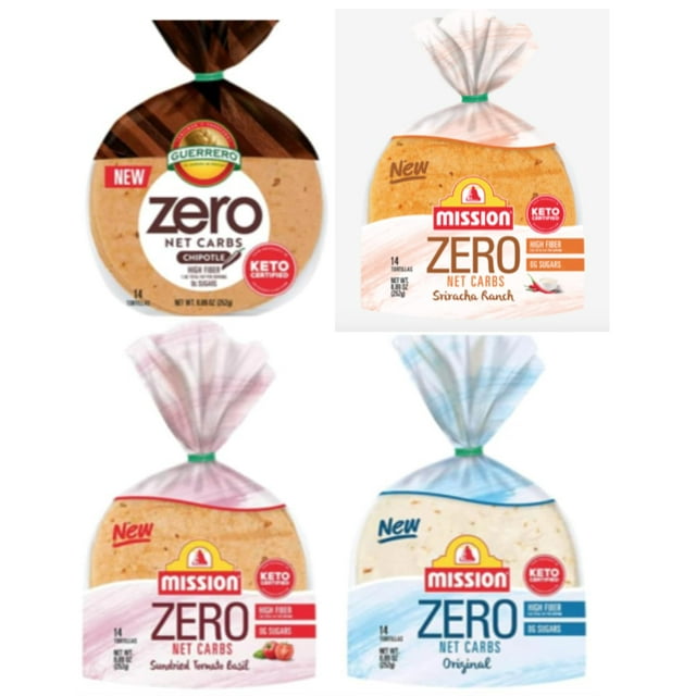 Mission Guerrero Zero Carb 0g Net Carbs Keto Certified 4.5" Street