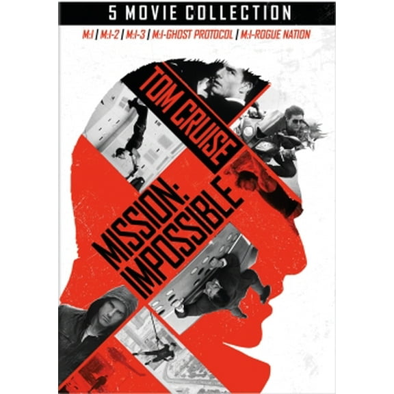 Mission: Impossible: 5 Movie Collection (DVD), Paramount, Action & Adventure