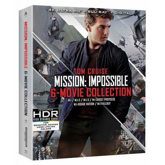 Mission: Impossible: 6-Movie Collection (4K Ultra HD + Blu-ray)