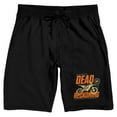 thumbnail image 1 of Mission: Impossible Dead Reckoning Motorbike and IMF Logo Men's Black Lounge Shorts-Large, 1 of 5