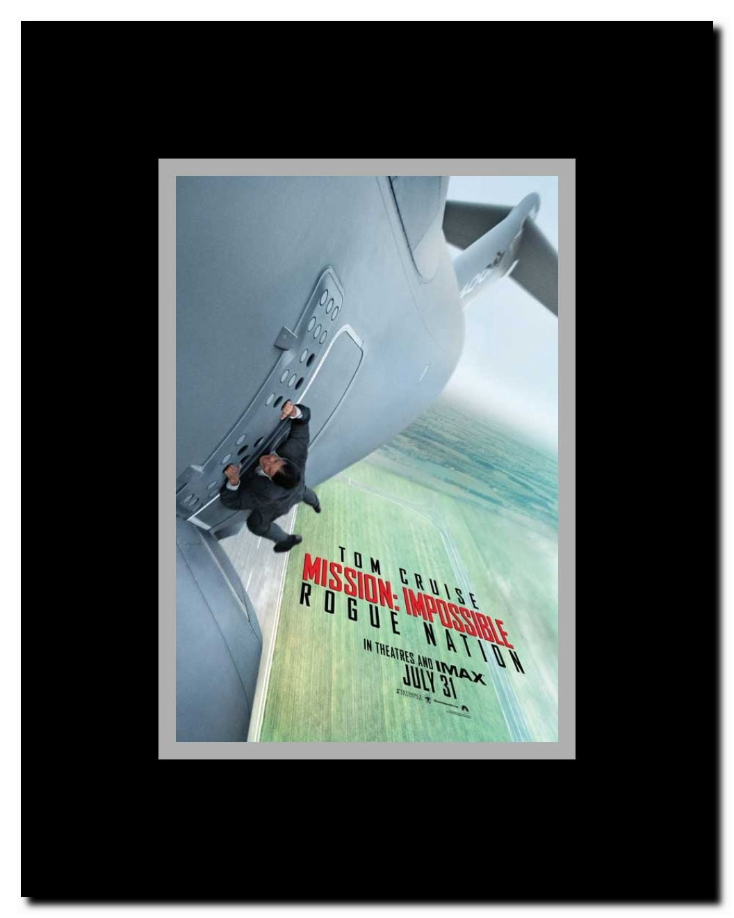 Mission: Impossible Rogue Nation Framed Movie Poster