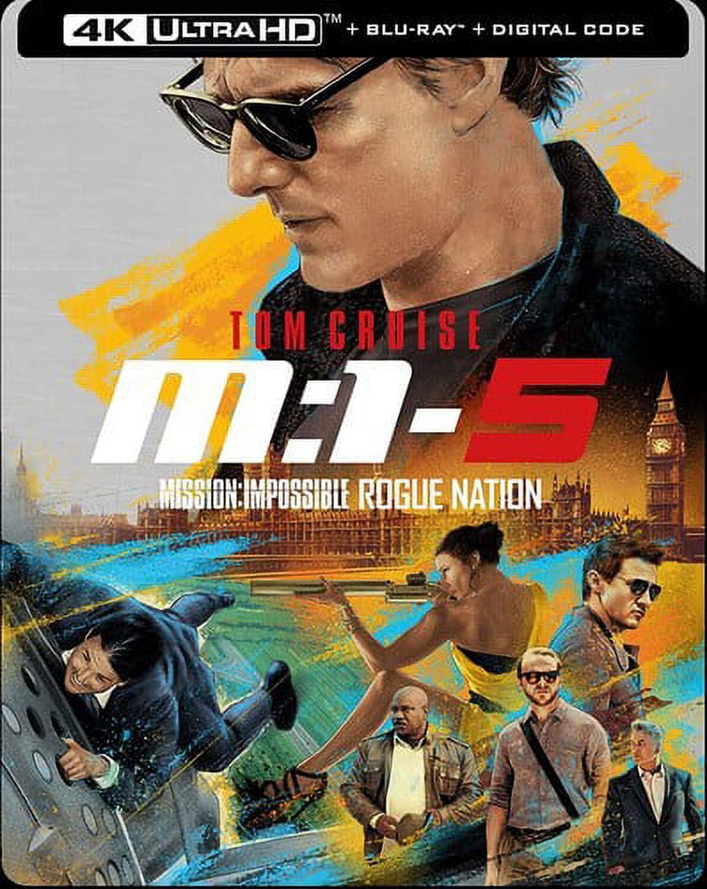 Mission: Impossible: Rogue Nation (Steelbook) (4K Ultra HD + Blu-Ray + Digital Copy)