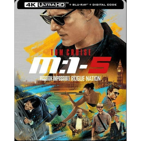 Mission: Impossible: Rogue Nation (Steelbook) (4K Ultra HD + Blu-Ray + Digital Copy)