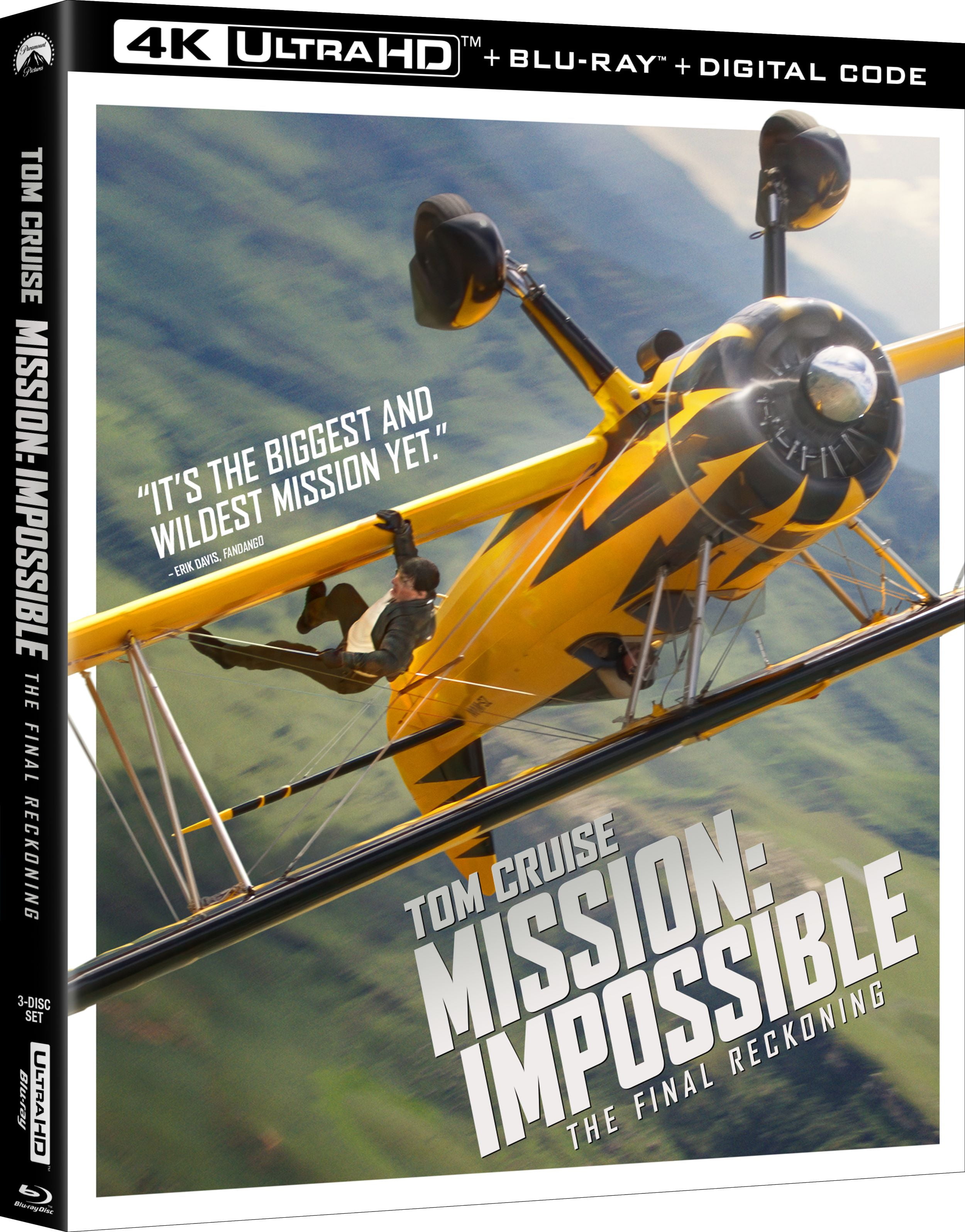 Mission: Impossible - The Final Reckoning (4K Ultra HD + Blu-ray + Digital Copy)