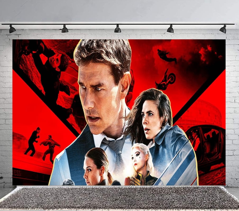 Mission Impossible The Final Reckoning Backdrop Banner Party Supplies