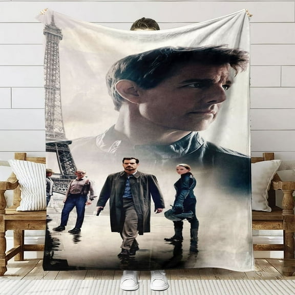 Mission Impossible Throw Blanket Gifts for Fans Lover Girls Boys Women Present Hoodie Him Bed 50"x60"