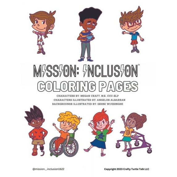 Mission: Inclusion Coloring Pages: Inclusion Coloring, (Paperback)