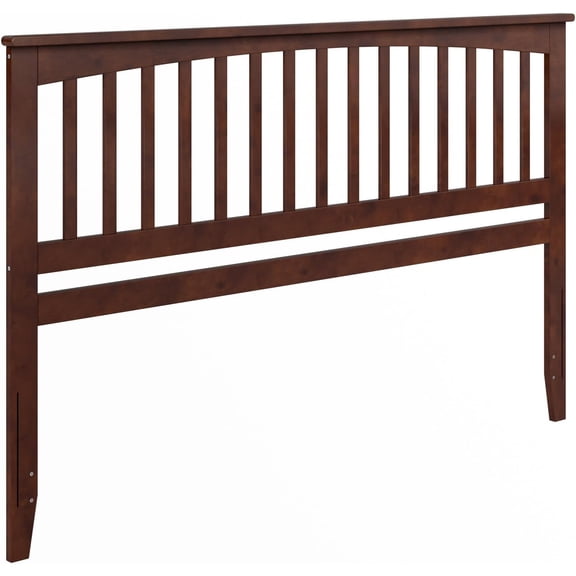 Mission King Solid Wood Headboard, Walnut