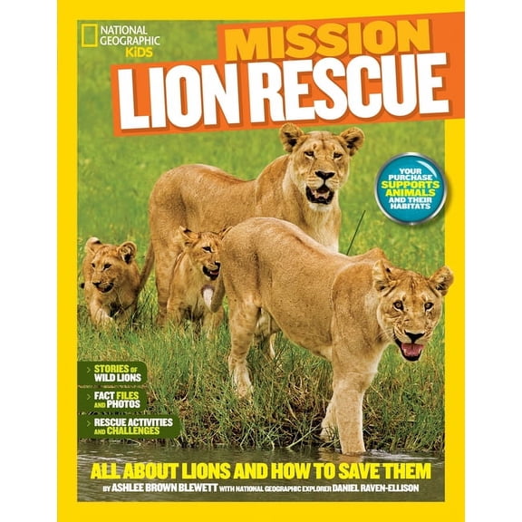 Ngk Mission: Animal Rescue Mission: Lion Rescue: All about Lions and How to Save Them, (Paperback)