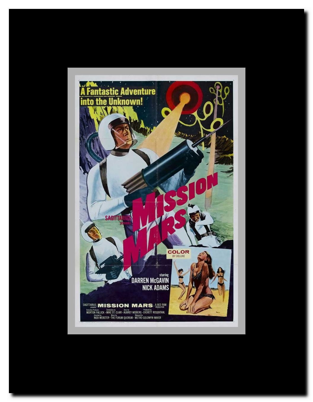 Mission Mars Framed Movie Poster