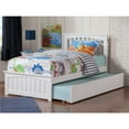 thumbnail image 1 of Mission Match Foot Board with Urban Lifestyle Trundle - White - Twin, 1 of 1