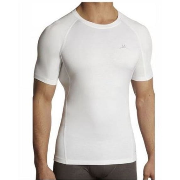 Mission Men's VaporActive Compression Shirt, White X-Large