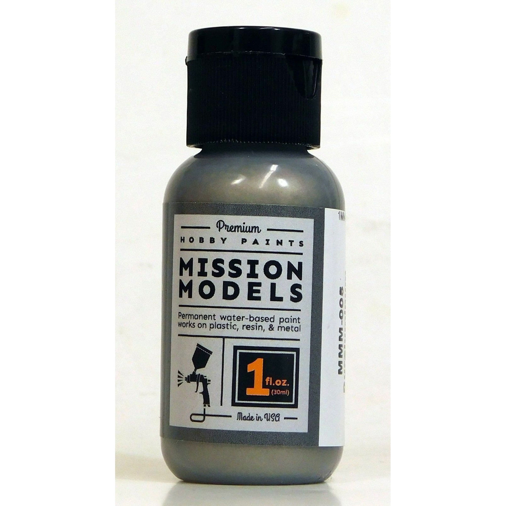Mission Models MIOMMA-004 1 oz Acrylic Model Paint Bottle, Flat Coat Clear  