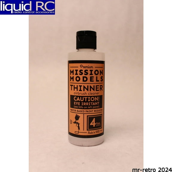Mission Models MMA-003 RC Paint 4 Oz Bottle Thinner / Reducer