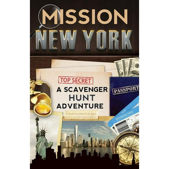 Mission New York: A Scavenger Hunt Adventure (For Kids), (Paperback)