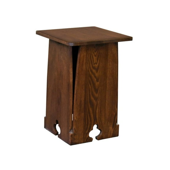 Mission Oak Tabouret Side Table - Walnut (W1)