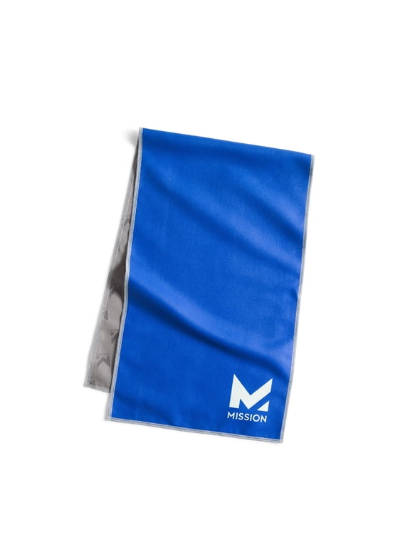 Original Evaporative Cool Technology Cooling Towel, 10” x 33”, Mission Blue