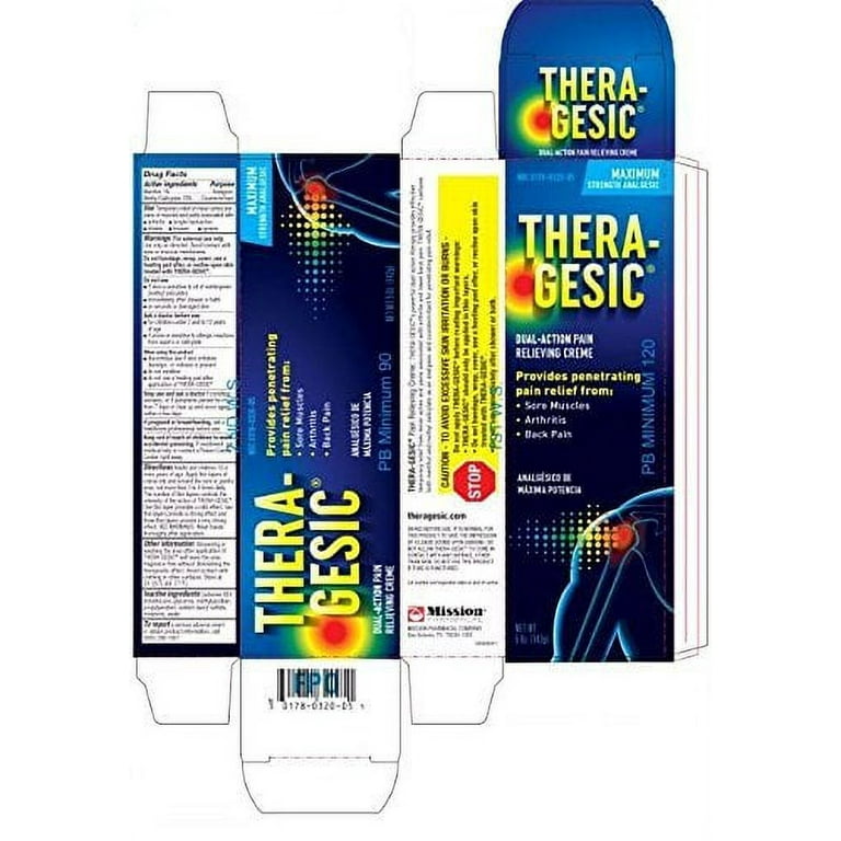 TheraGesic Pain Relieving Creme Oz, 43 OFF
