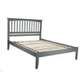 thumbnail image 1 of Mission Platform Bed with Open Foot Board in Gray and King, 1 of 5