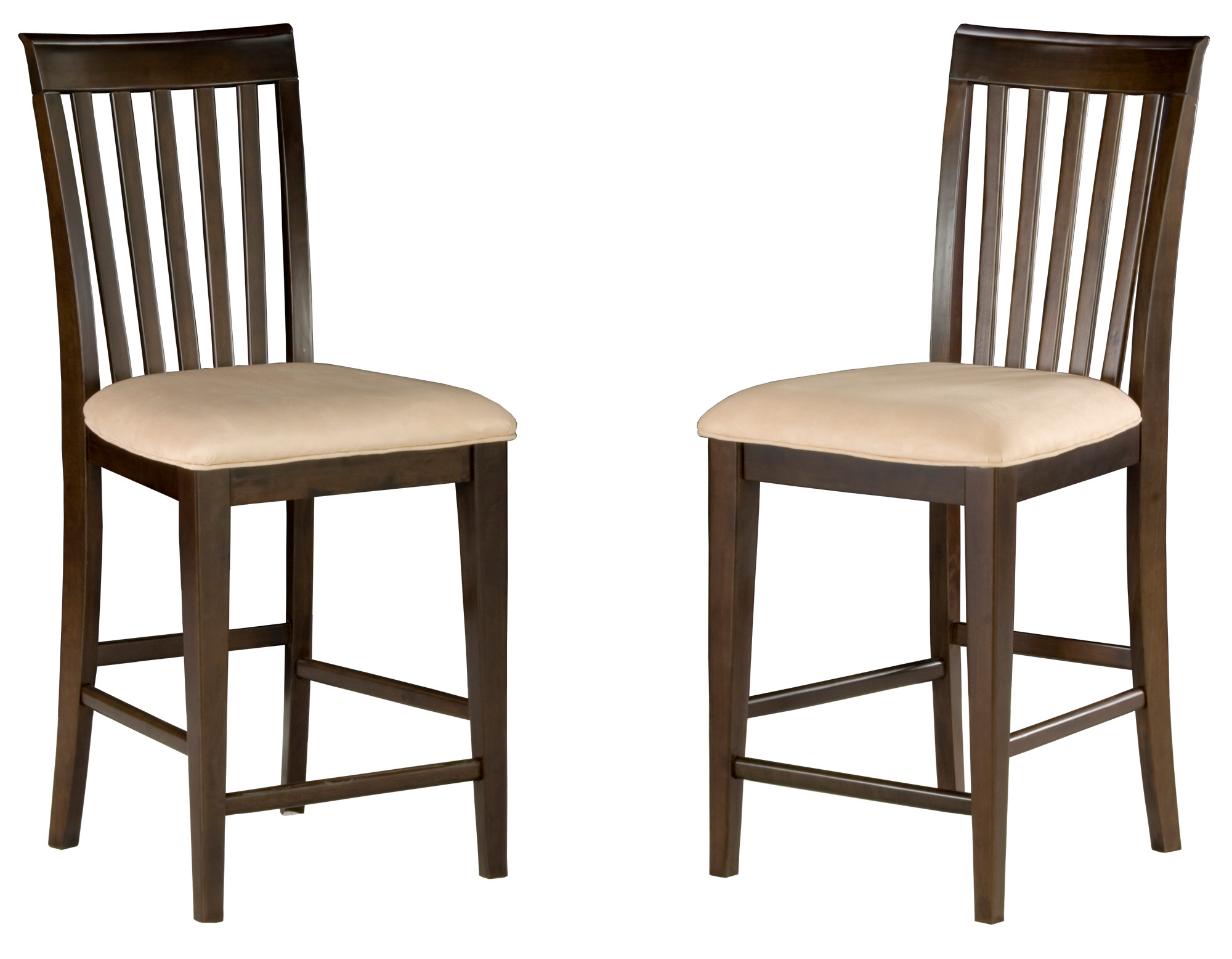 Mission Pub Chairs Set of 2 in Multiple Colors and Cushion Colors Walmart