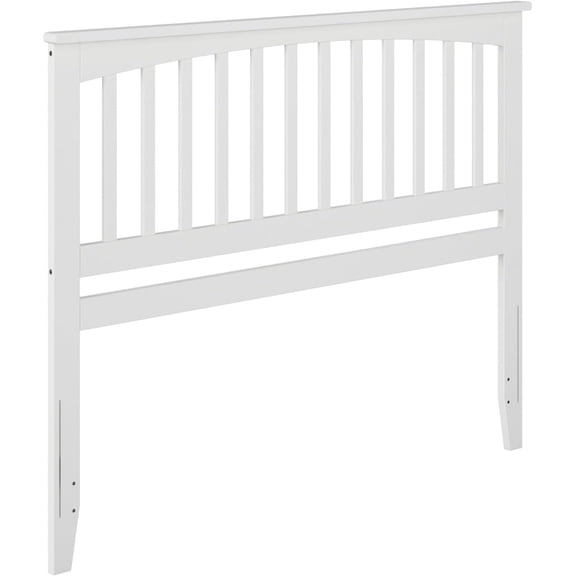 Mission Queen Solid Wood Headboard, White