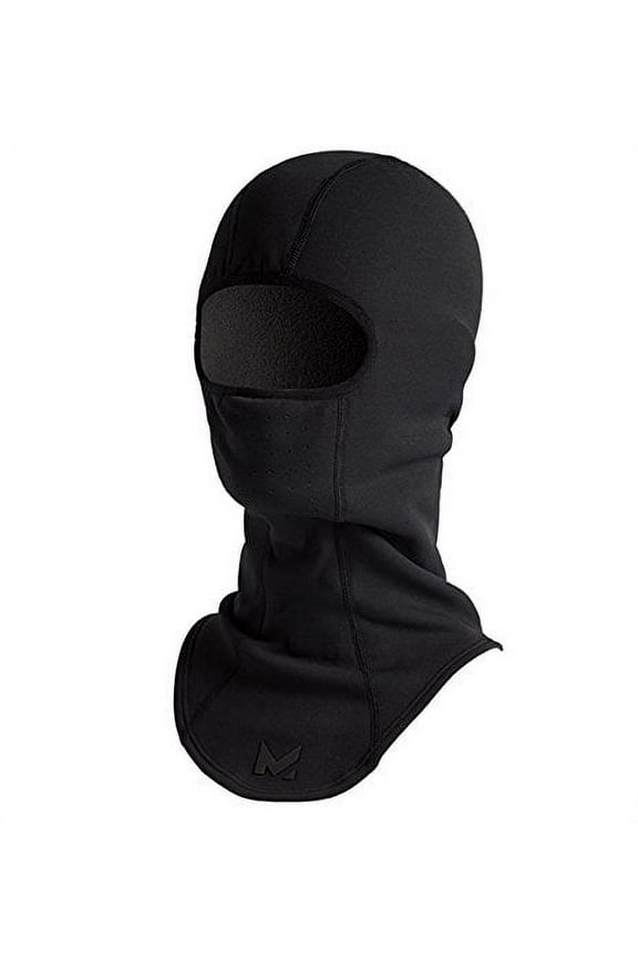 RadiantActive Balaclava Outdoor Sports Face Mask, Black, One Size