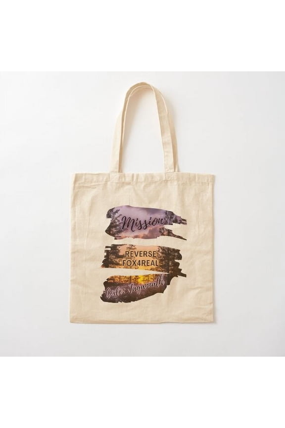 Mission Reverse Fox4Real Code Jagannath Sun Rising Canvas Tote Bags, Reusable Shopping Bag